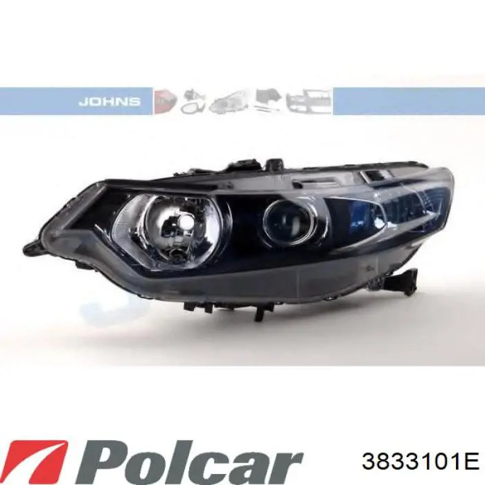 Купити 20A447052B TYC Права блок фара