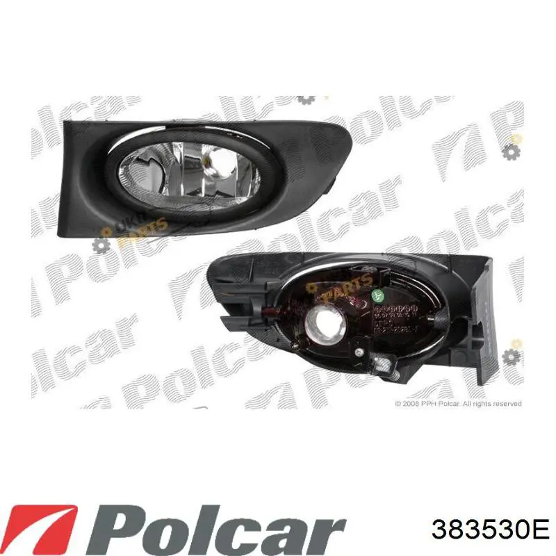 Туманка права Polcar 383530E ціна, від 28.34 USD