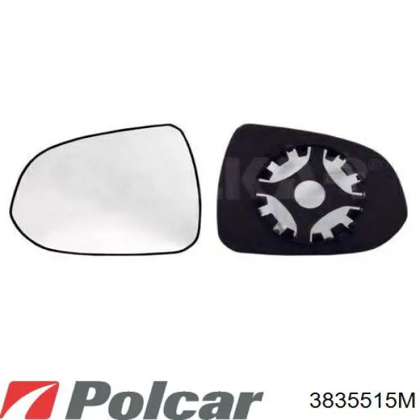 Ліве бічне дзеркало Polcar 3835515M ціна, від 121.34 USD