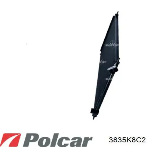 Конденсатор кондиціонера Polcar 3835K8C2 ціна, від 79.00 USD