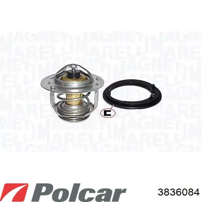 Радіатор 3836084 Polcar