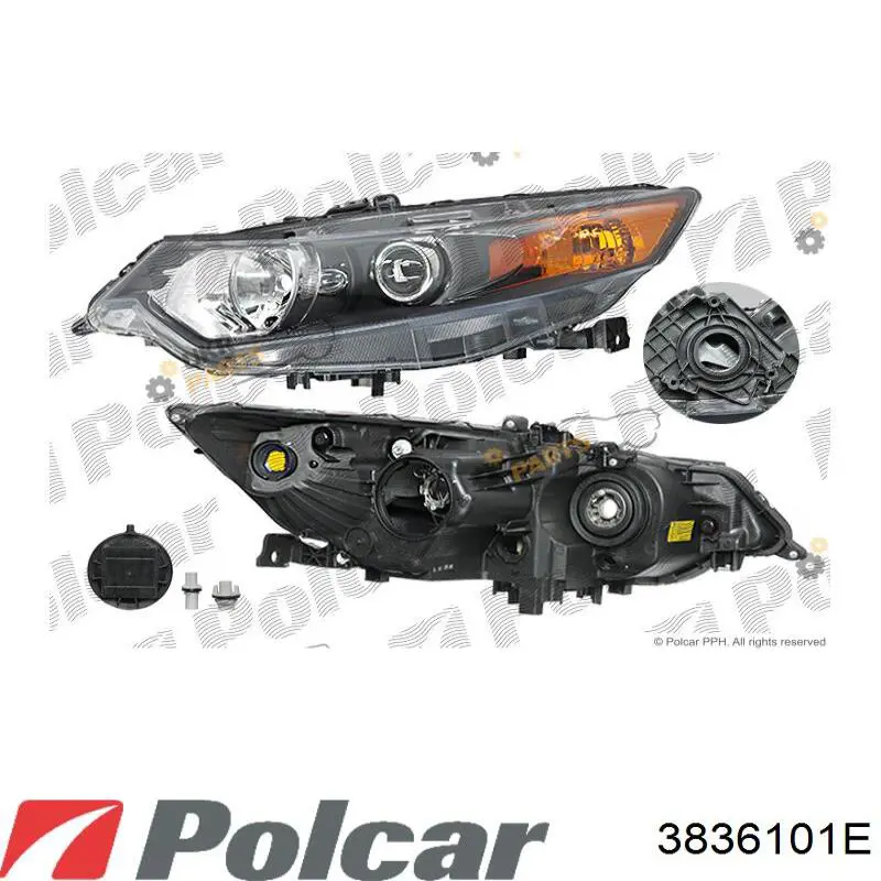 Фара правая Honda 33101TL0E13 ціна, від 185.72 USD
