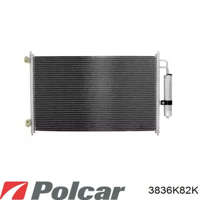 3836K82K Polcar радіатор кондиціонера