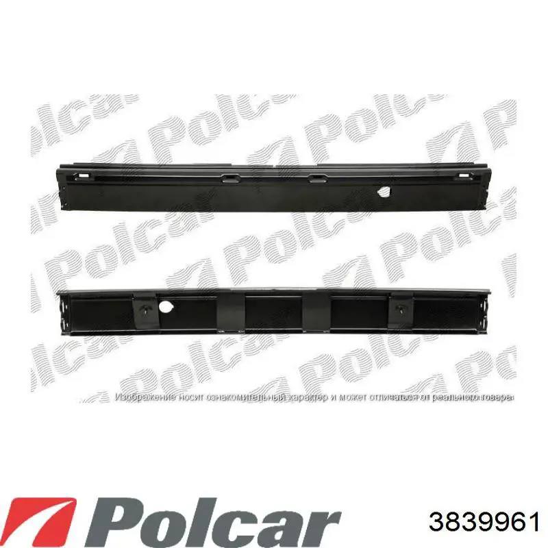Кожух бампера заднього Polcar 3839961 ціна, від 56.57 USD