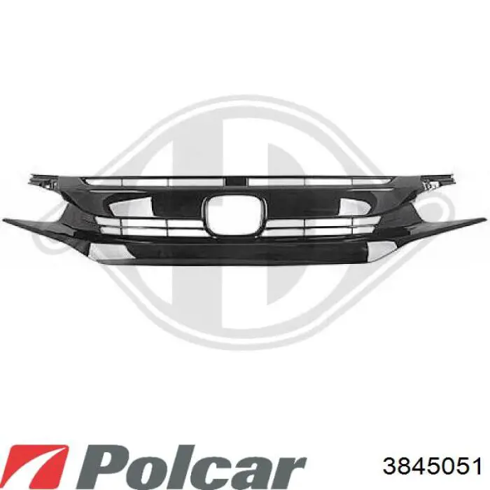 Молдинг решітки радіатора 3845051 Polcar