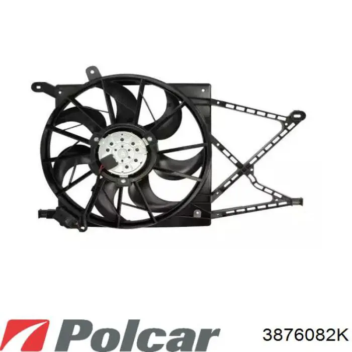 Радіатор основний Polcar 3876082K ціна, від 74.23 USD