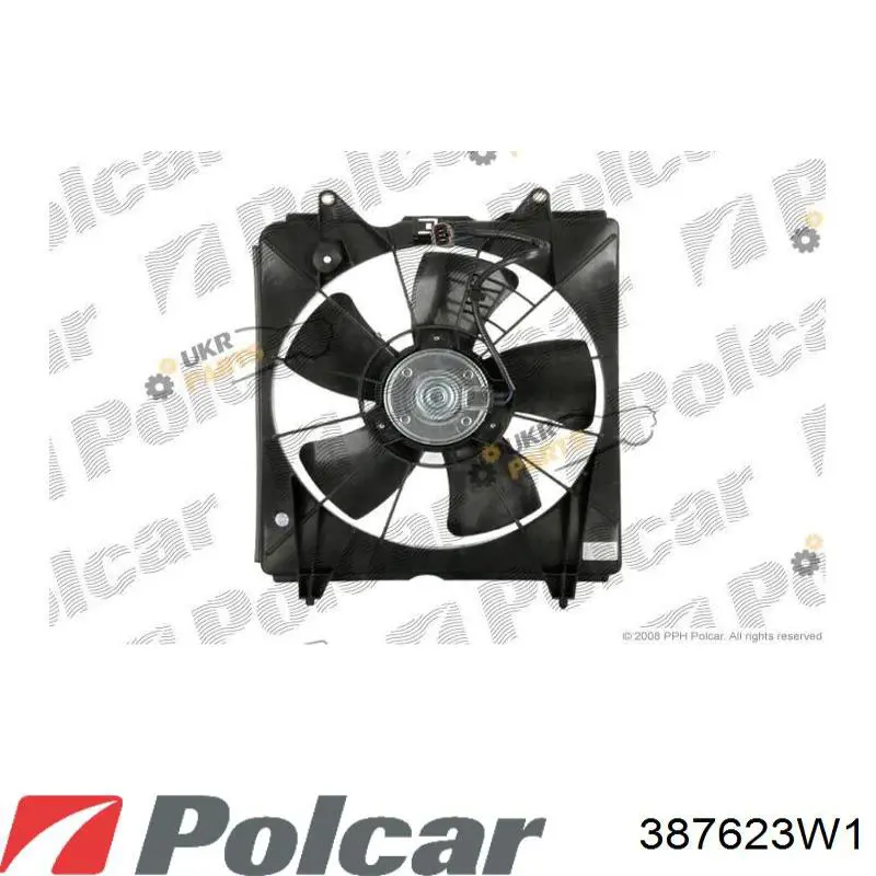 387623W1 Polcar Вентилятор / крильчатка радіатора охолодження