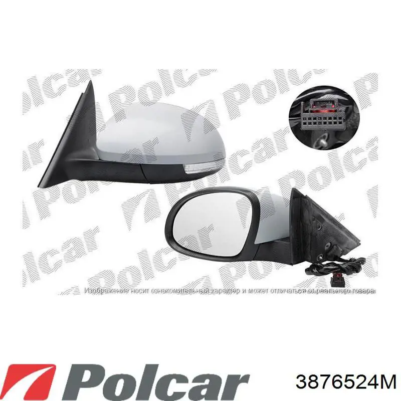 Купити 3876524M Polcar Дзеркало праве