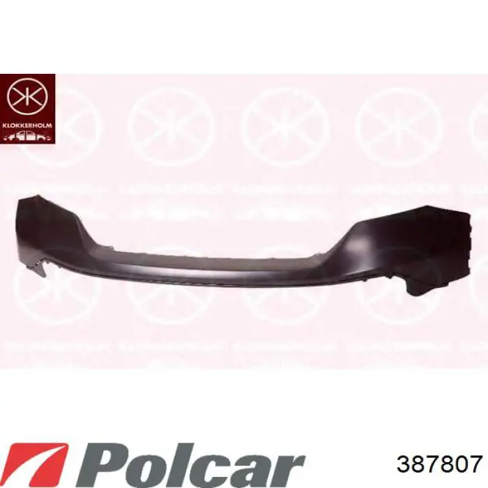 387807 Polcar Бампер передній, верхня частина