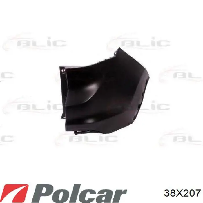 38X207 Polcar Бампер передній в зборі