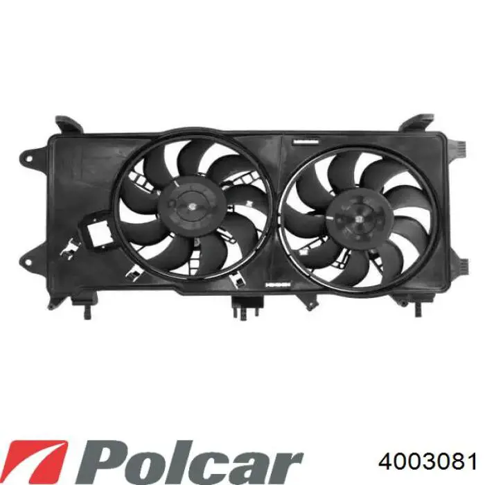 4003081 Polcar Радіатор охолодження двигуна