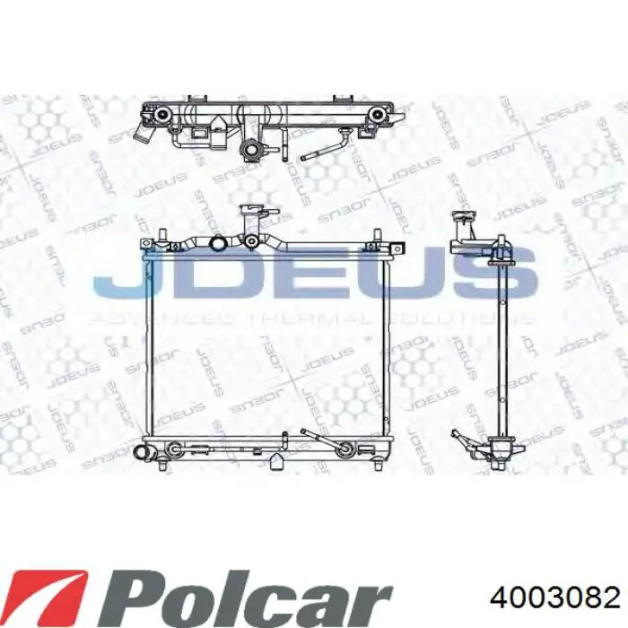 Купити 4003082 Polcar Радіатор двигуна