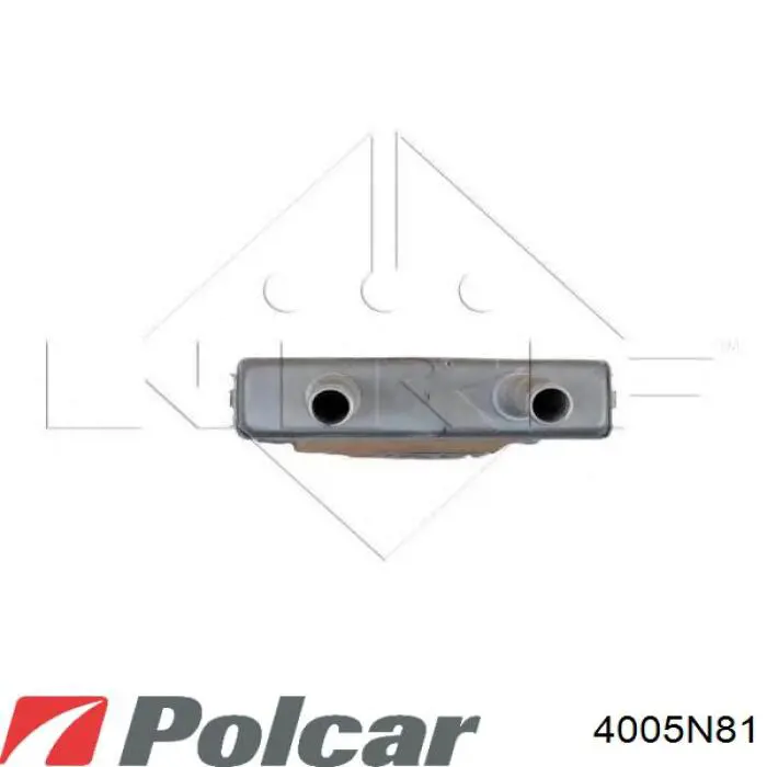4005N81 Polcar Радіатор опалювача салону