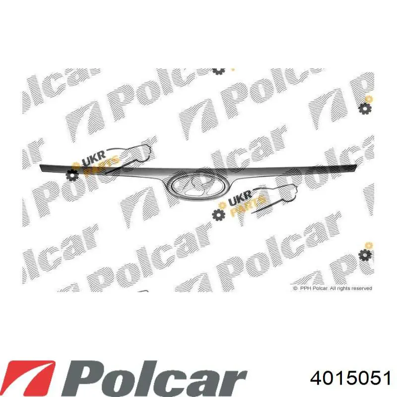 Купити 4015051 Polcar Молдинг решітки радіатора