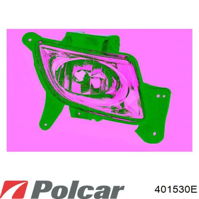 Фара протитуманна, права 401530E Polcar