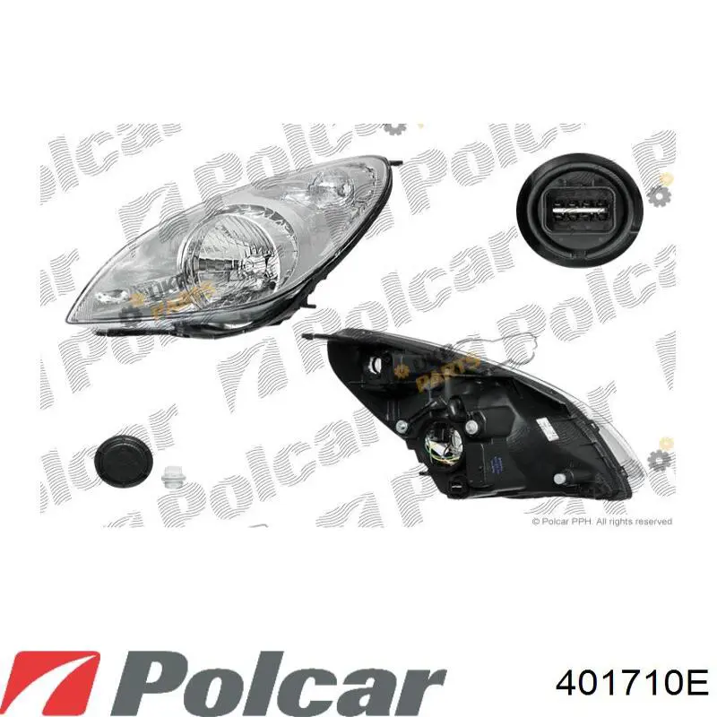 401710E Polcar Фара правая