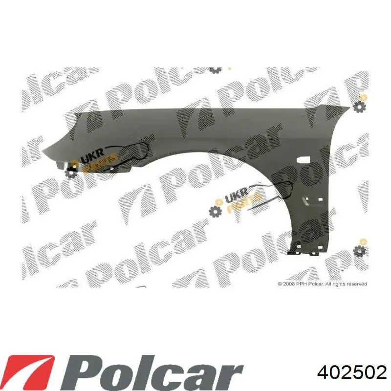 Крило переднє праве 402502 Polcar