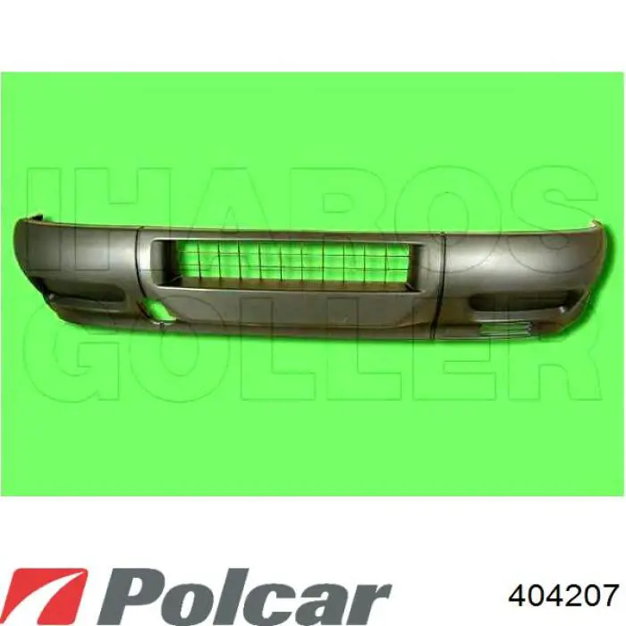 404207 Polcar Бампер передній в зборі
