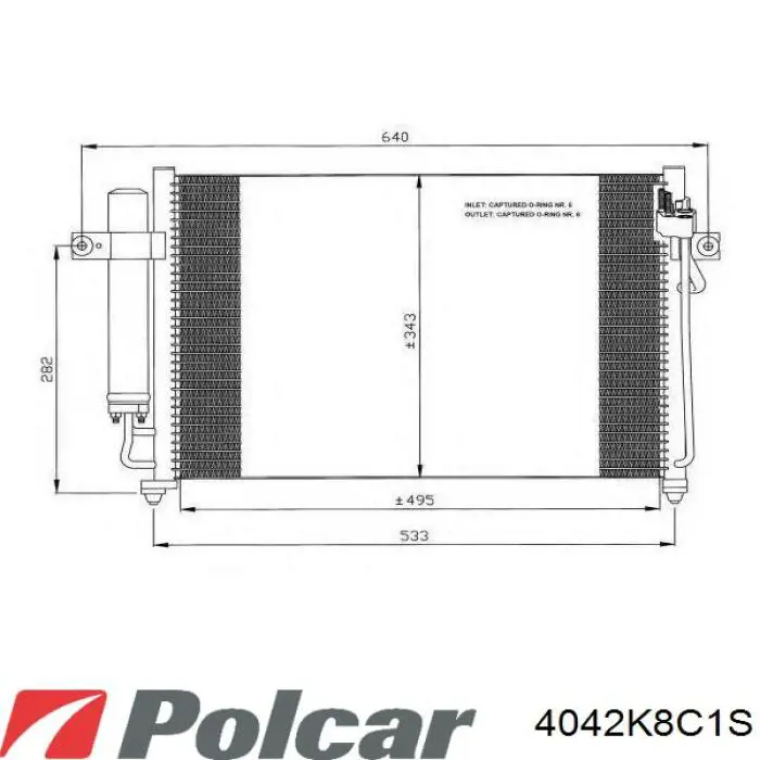 Купити AC679000S Mahle Original Радіатор системи охолодження кондиціонера