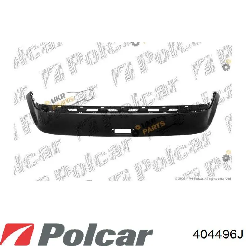Задній бампер 404496J Polcar