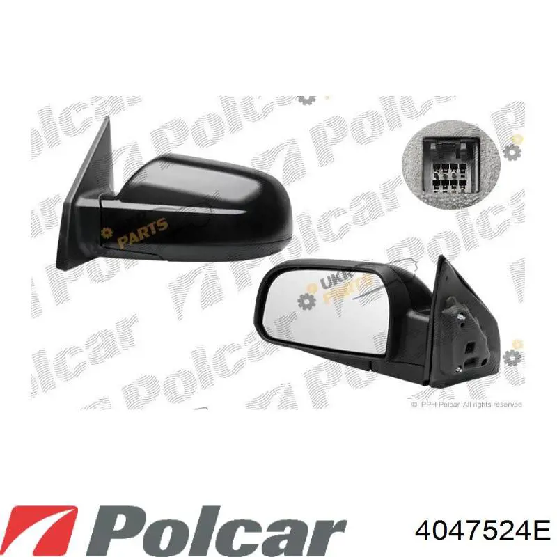 Дзеркало праве 876202E530 Hyundai/Kia