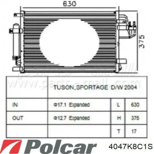 4047K8C1S Polcar Конденсатор