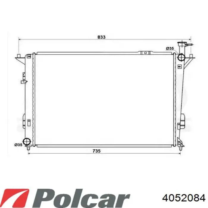 Радіатор 253102B300 HCC