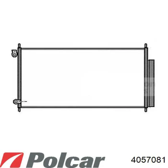 Радіатор основний Polcar 4057081 ціна, від 61.02 USD