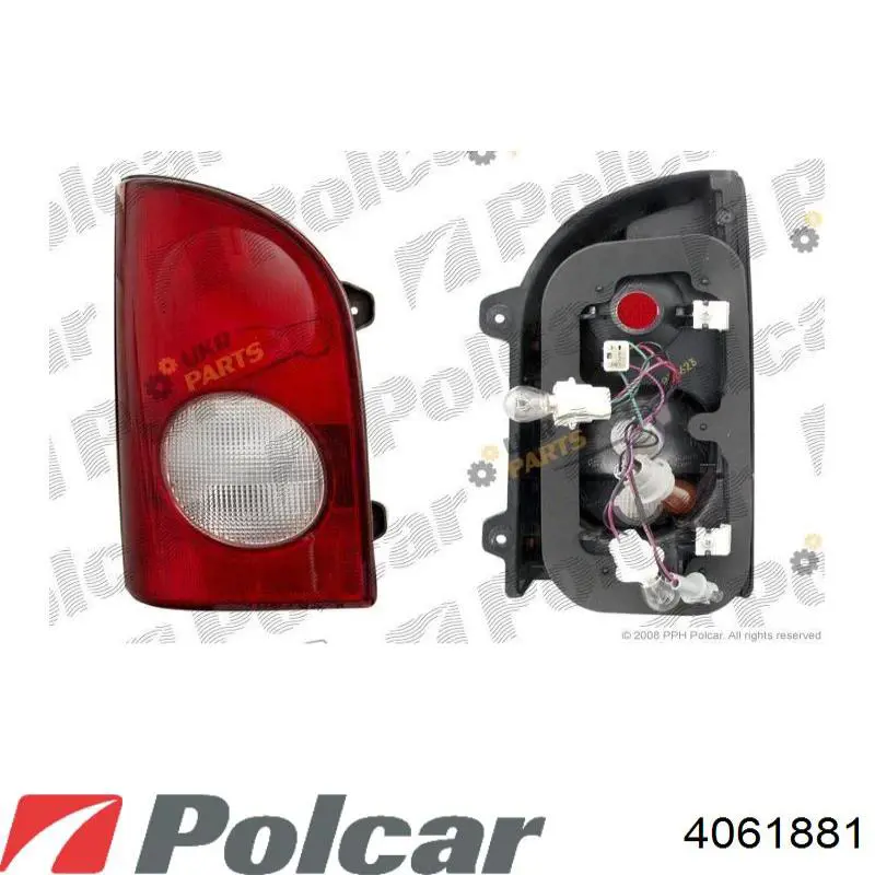 4061881 Polcar ліхтар задній правий
