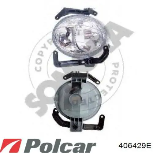 Купити 406429E Polcar Фара протитуманна, ліва