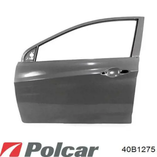 Заглушка, решітка протитуманних фар бампера переднього, права Polcar 40B1275 ціна, від 8.35 USD