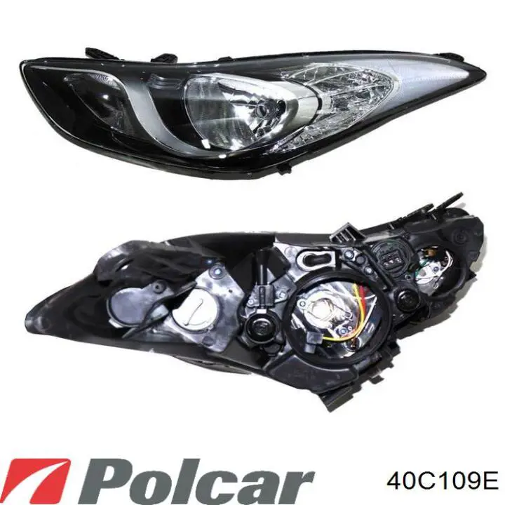 40C109E Polcar Фара дальнього світла в зборі