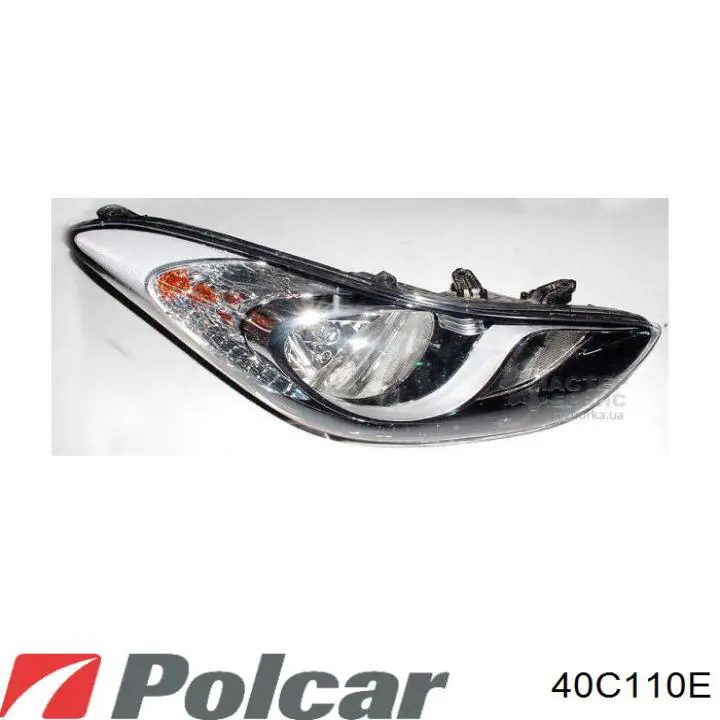 Фара права 40C110E Polcar