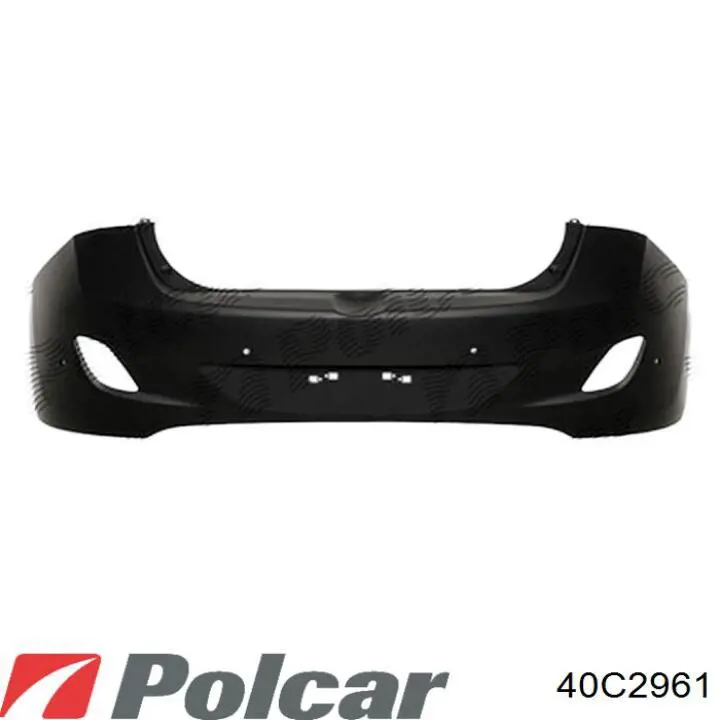 Кожух бампера заднього Polcar 40C2961 ціна, від 84.97 USD