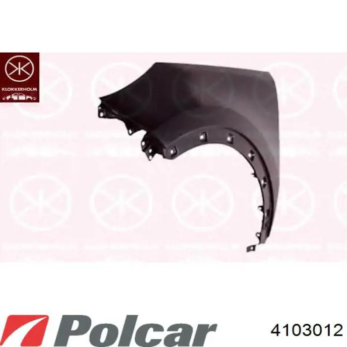 Ліве переднє крило Polcar 4103012 ціна, від 43.91 USD