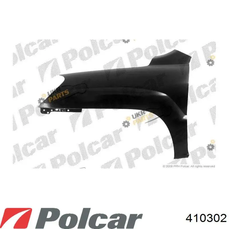 410302 Polcar Крило переднє праве