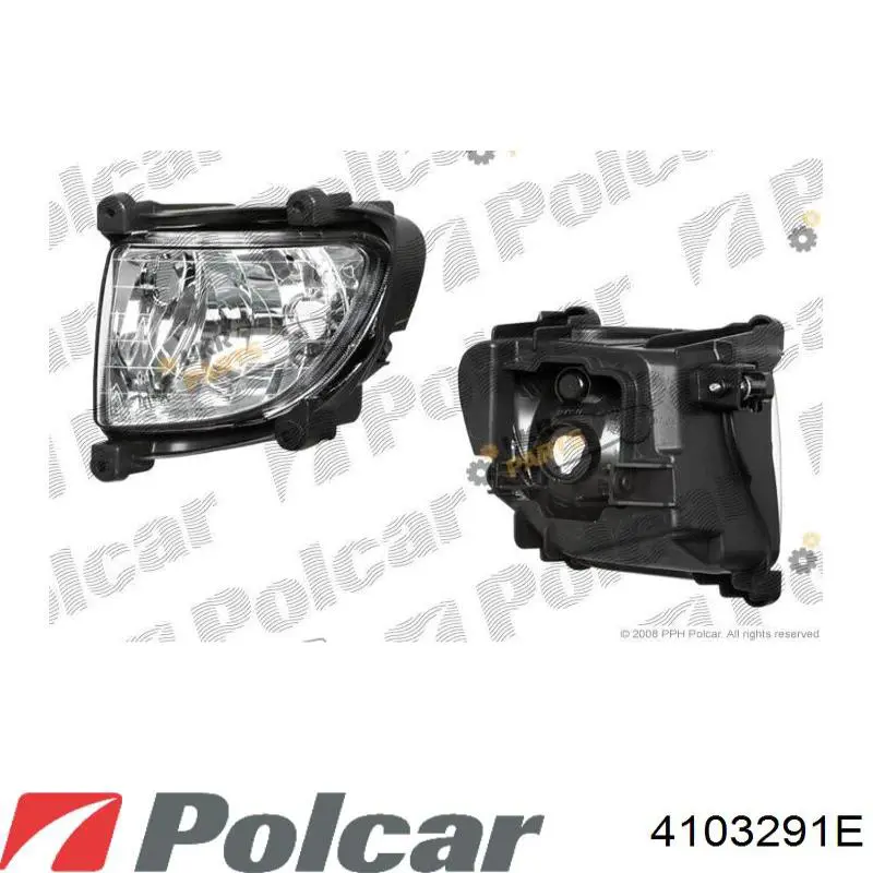 Купити 4103291E Polcar Фара протитуманна, ліва