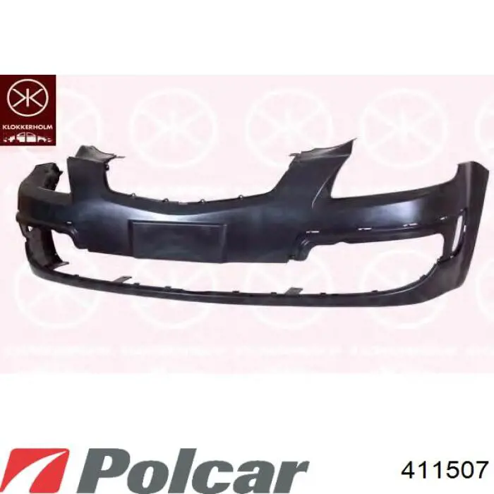 411507 Polcar Бампер передній в зборі