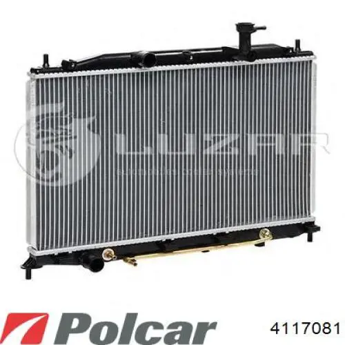 4117081 Polcar радіатор охолодження двигуна