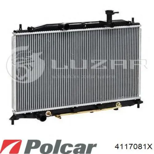 4117081X Polcar Радіатор охолодження двигуна