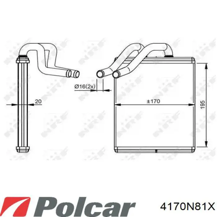 Купити D60307TT Thermotec Теплообмінник