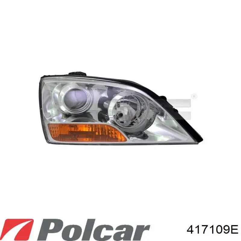 Фара дальнього світла в зборі Polcar 417109E ціна, від 200.60 USD