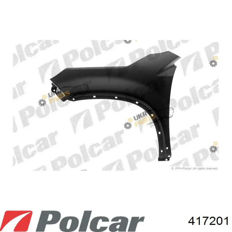 Крило переднє ліве 417201 Polcar