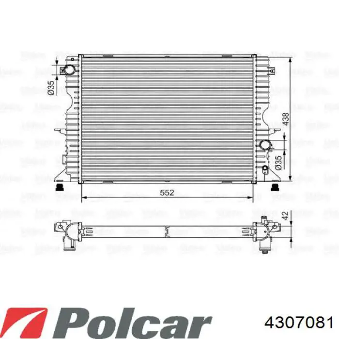 Радіатор основний Land Rover PDK000100 ціна, від 94.66 USD