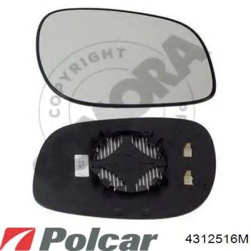 Ліве бічне дзеркало Polcar 4312516M ціна, від 269.93 USD