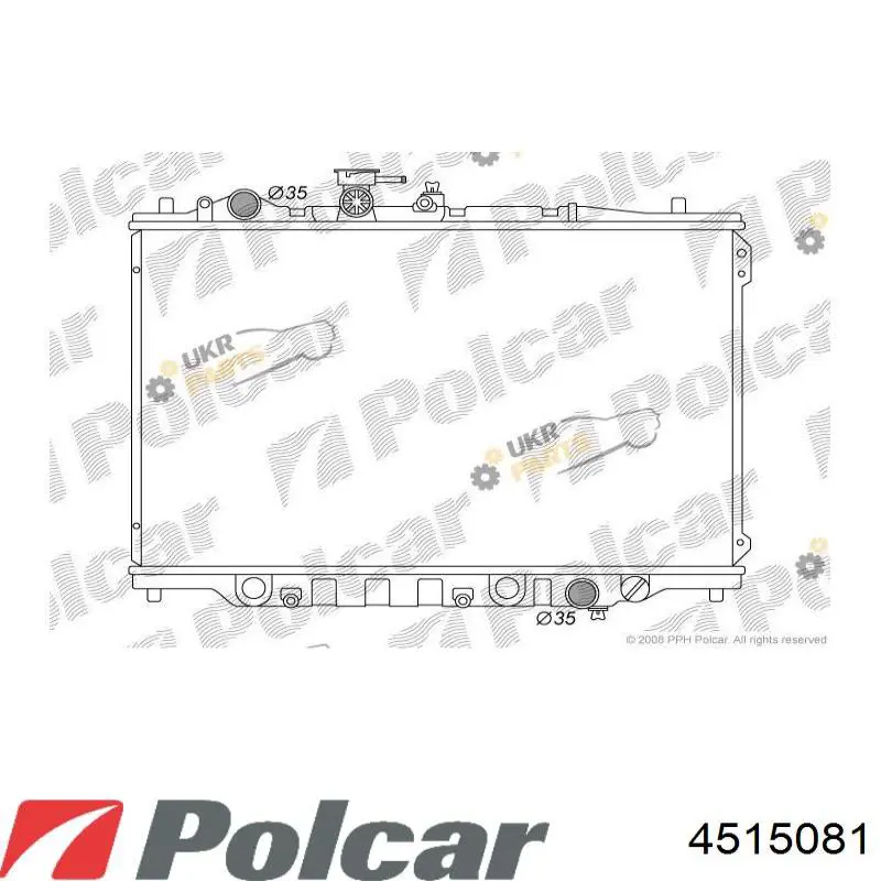 Радіатор 4515081 Polcar