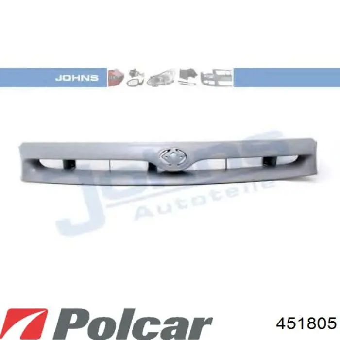 Купити 451805 Polcar Захисна решітка радіатора