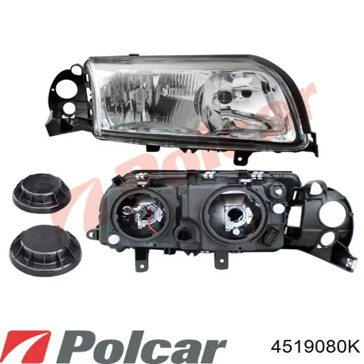 4519080K Polcar радіатор охолодження двигуна