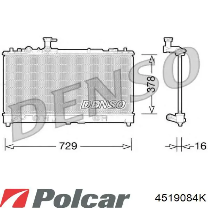 L33315200 Mazda Радіатор охолодження двигуна