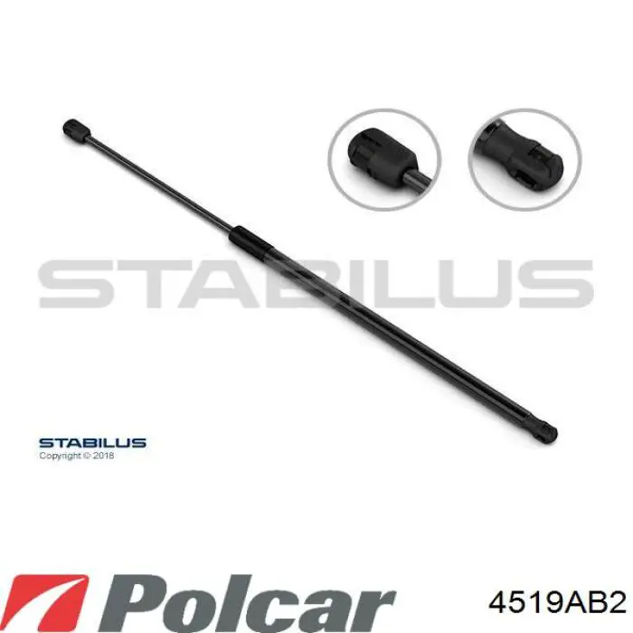 Купити 4519AB2 Polcar Амортизатор двері багажника
